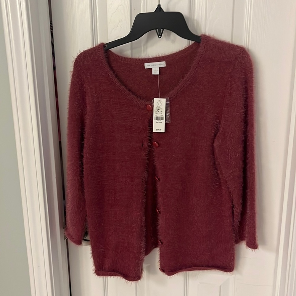 Pink cardigan new with tags